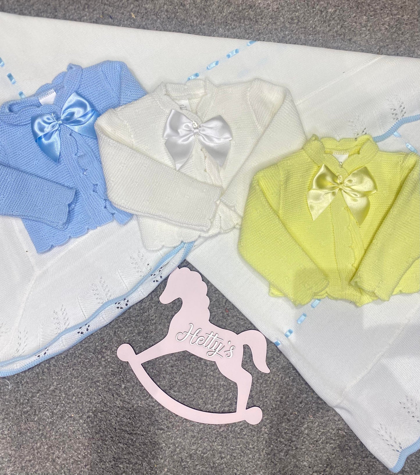 Single Bow Knitted Cardigan