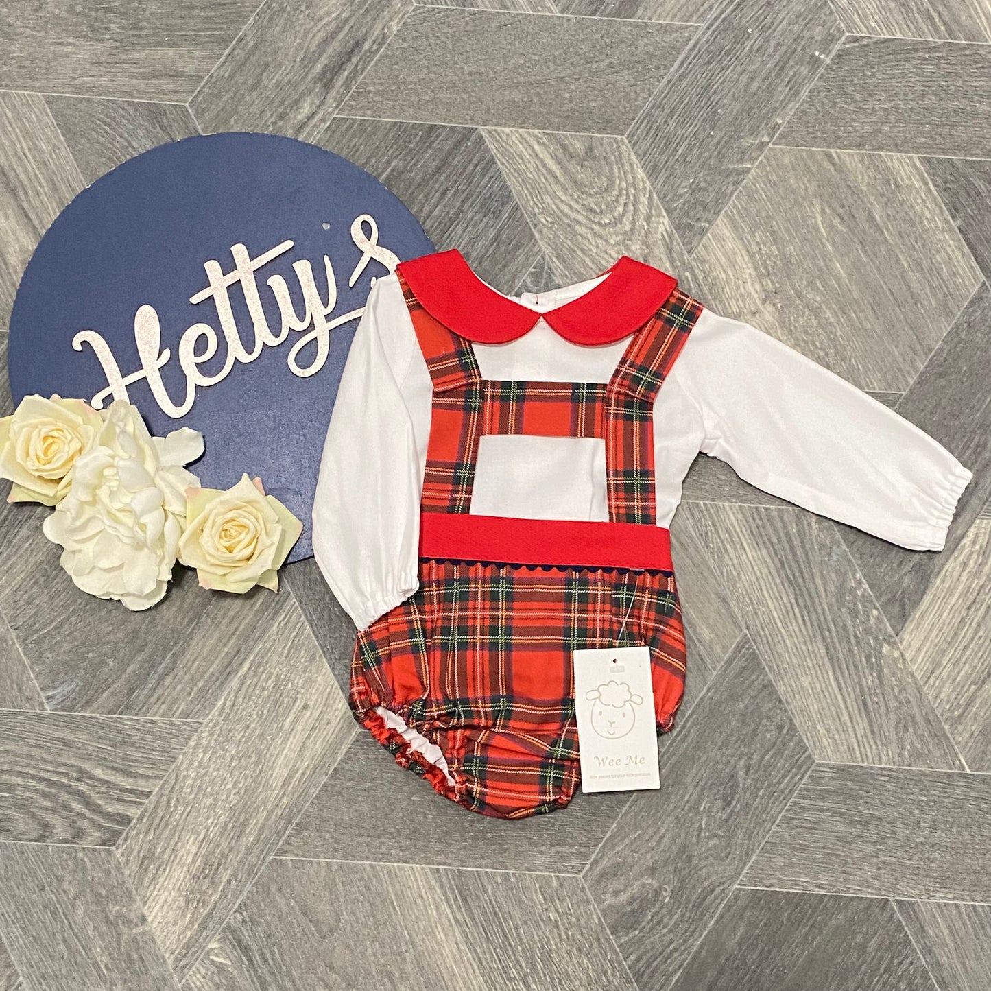 "Freddie” WM H-Bar Romper and Shirt Set