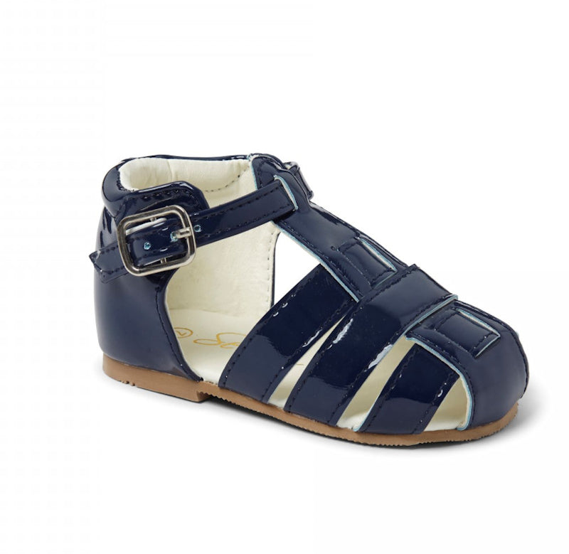 Ralph Patent Navy Sandal