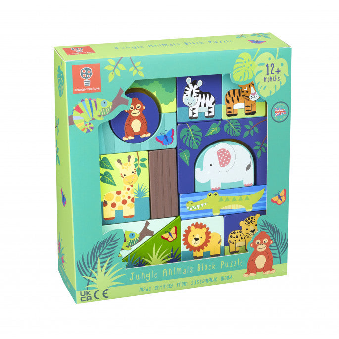 Jungle Animal Block Puzzel