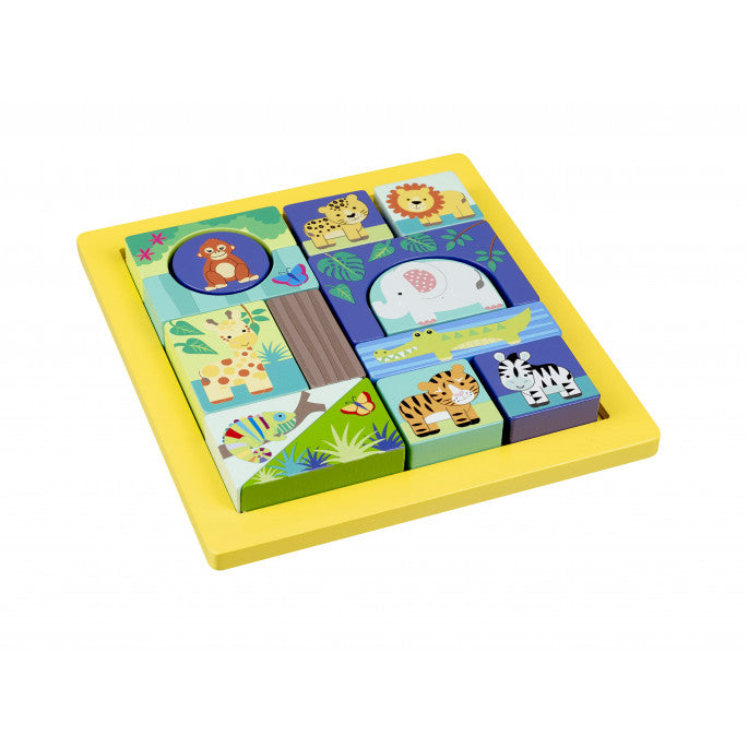Jungle Animal Block Puzzel