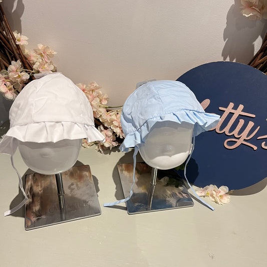 White/Blue summer hat
