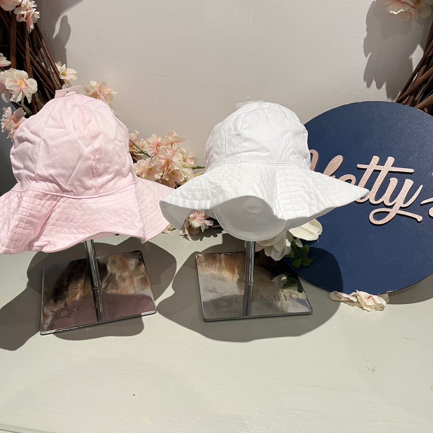 Pink/White Bucket Hat