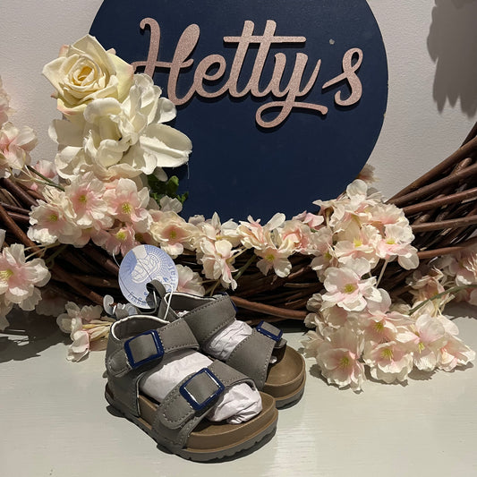 Grey boys sandals size 3