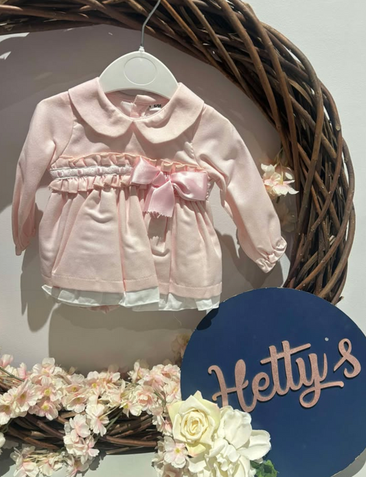 WM Pink Puff Ball Dress & Pants