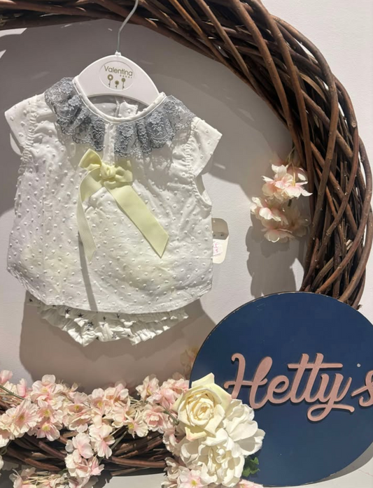 Valentina Grey & Lemon Two Piece