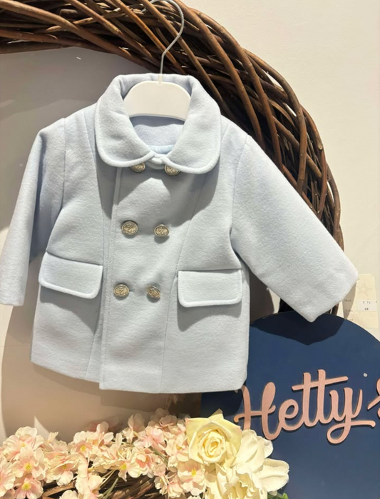 Boys Blue Winter Coat