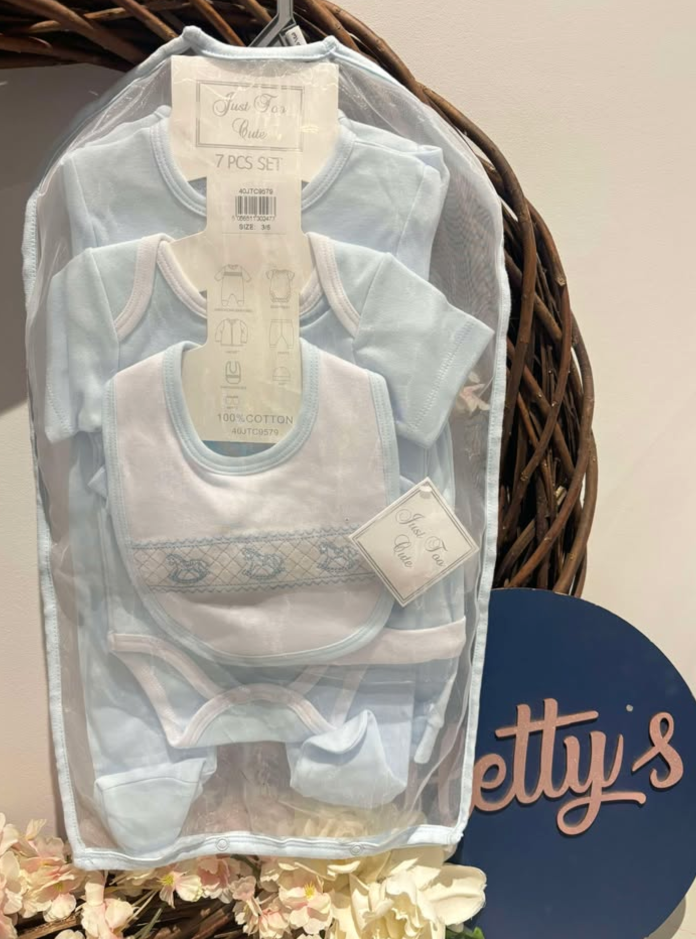 Blue Rocking Horse 7 Piece Set