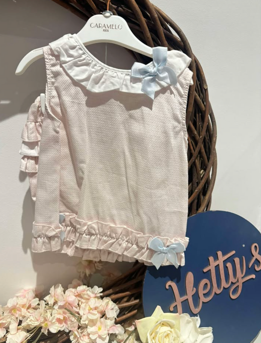 Caramelo Pink & Baby Blue Jam Pants