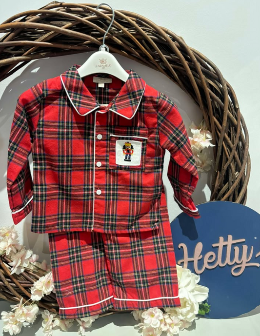 Caramelo Boys Tartan Nutcracker Pyjamas