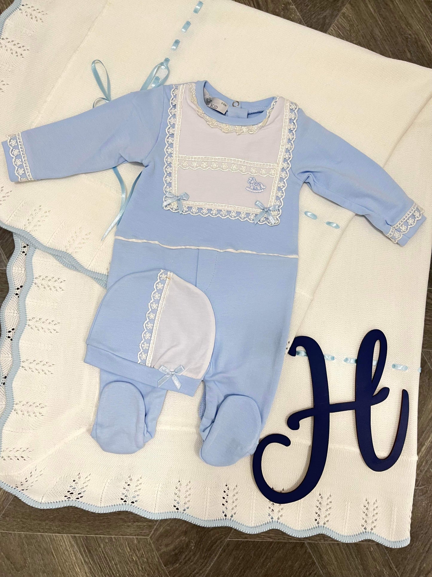 Beau Kid Luxury Rocking Horse Outfit & Hat