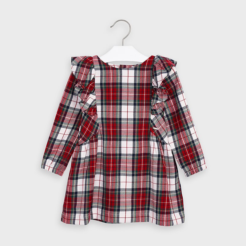 Mayoral Ruffled Checked Dress - Hetty's Baby Boutique