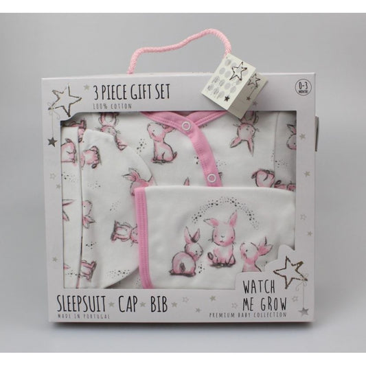 Pink Girls Bunny Gift Box Set
