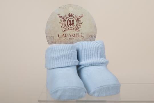 Baby Socks - White & Blue - Hetty's Baby Boutique