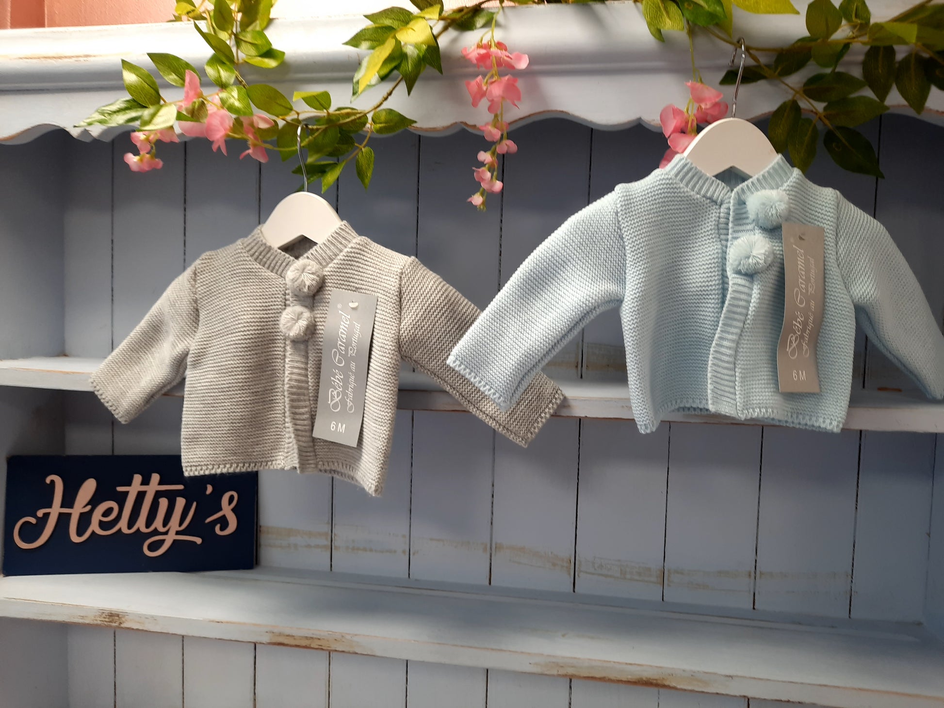 Knitted pom cardigan - Hetty's Baby Boutique