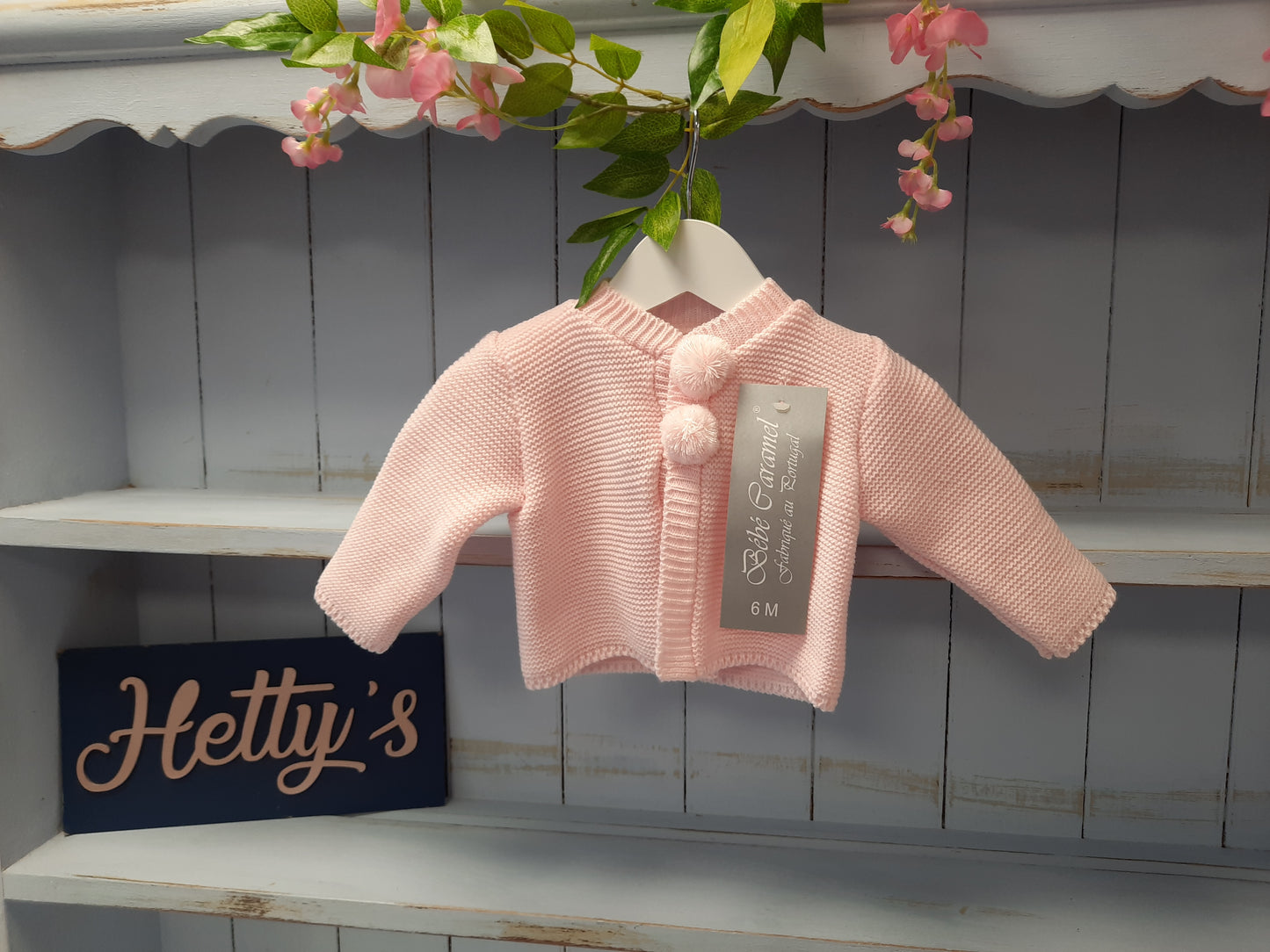Knitted pom cardigan - Hetty's Baby Boutique