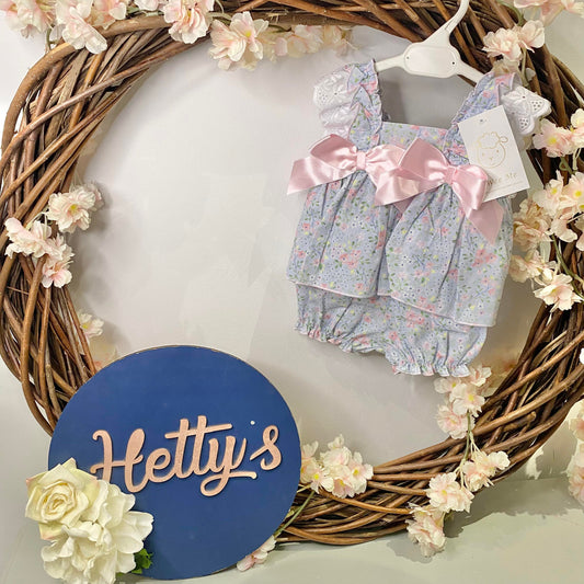 WM Floral Dress & Bloomers