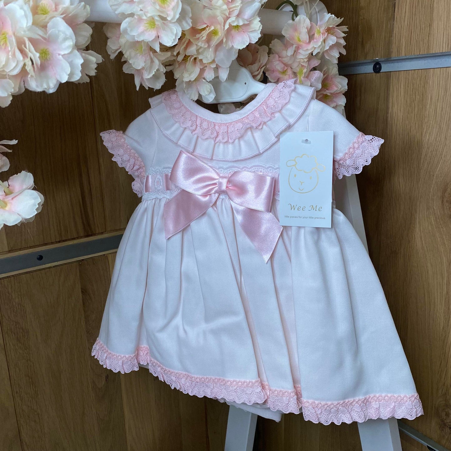 WM Pink Puff Ball Dress & Pants