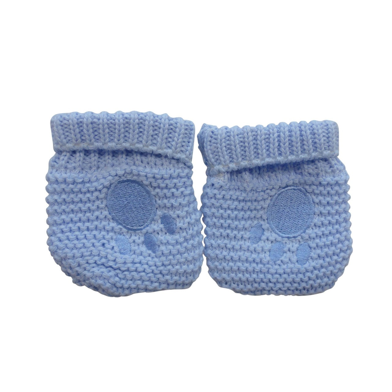 Blue Teddy Bear Hat and Mitts - Hetty's Baby Boutique