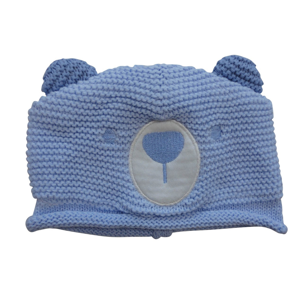 Blue Teddy Bear Hat and Mitts - Hetty's Baby Boutique