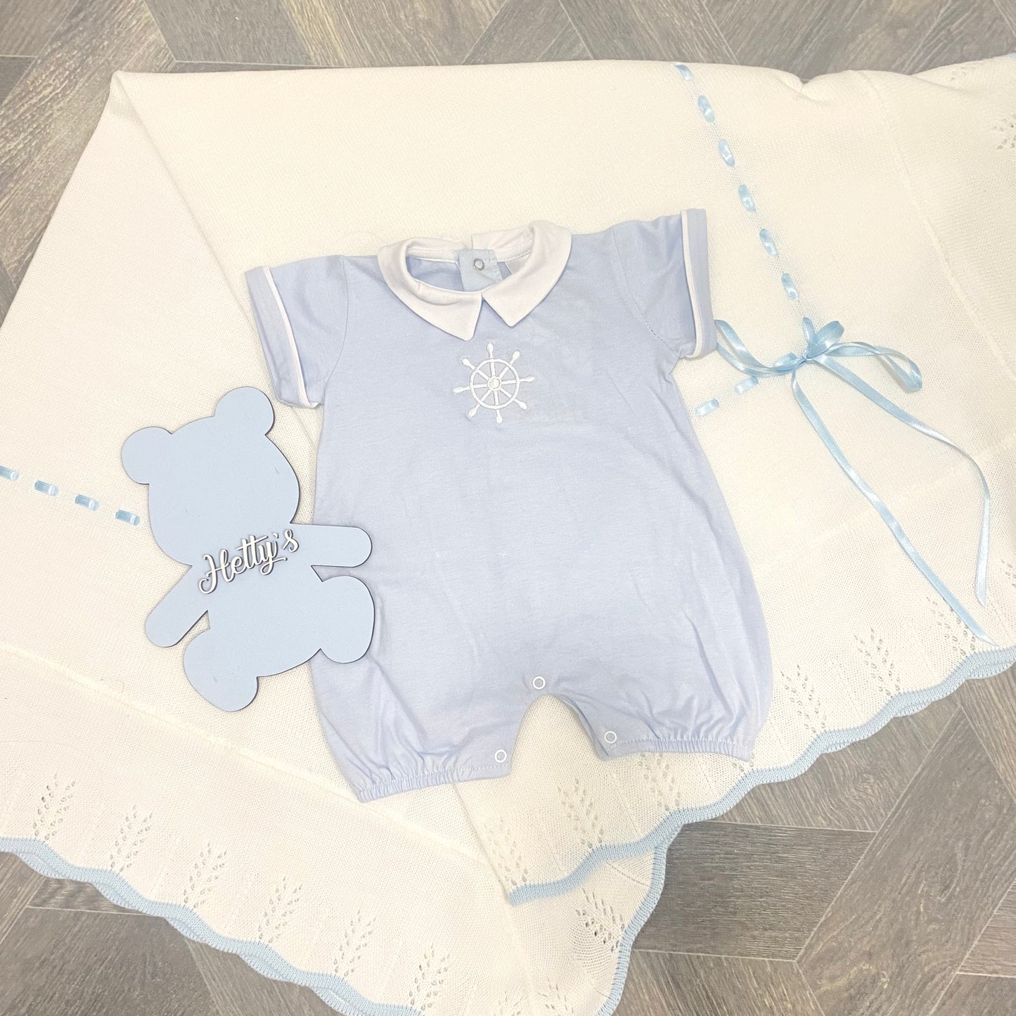 PEX "Captain" Blue Romper