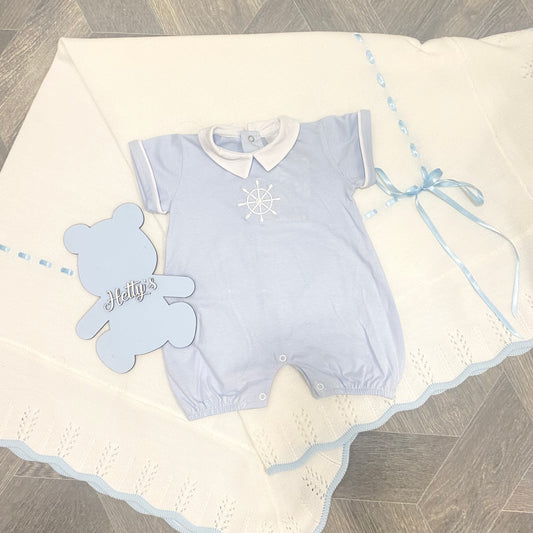 PEX "Captain" Blue Romper