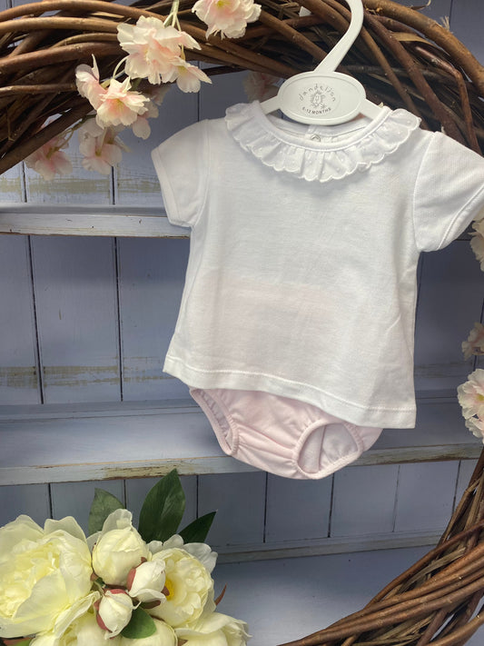 Dandelion Frilly Collar jam pant Set