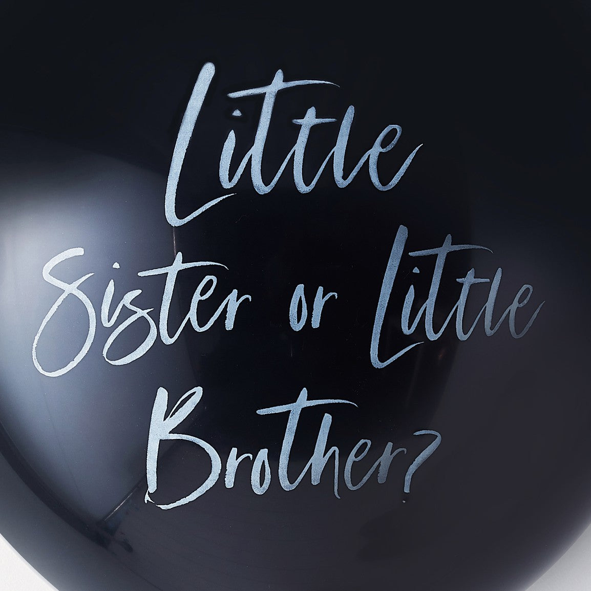 Gender Reveal Confetti Little Brother Little Sister Balloon