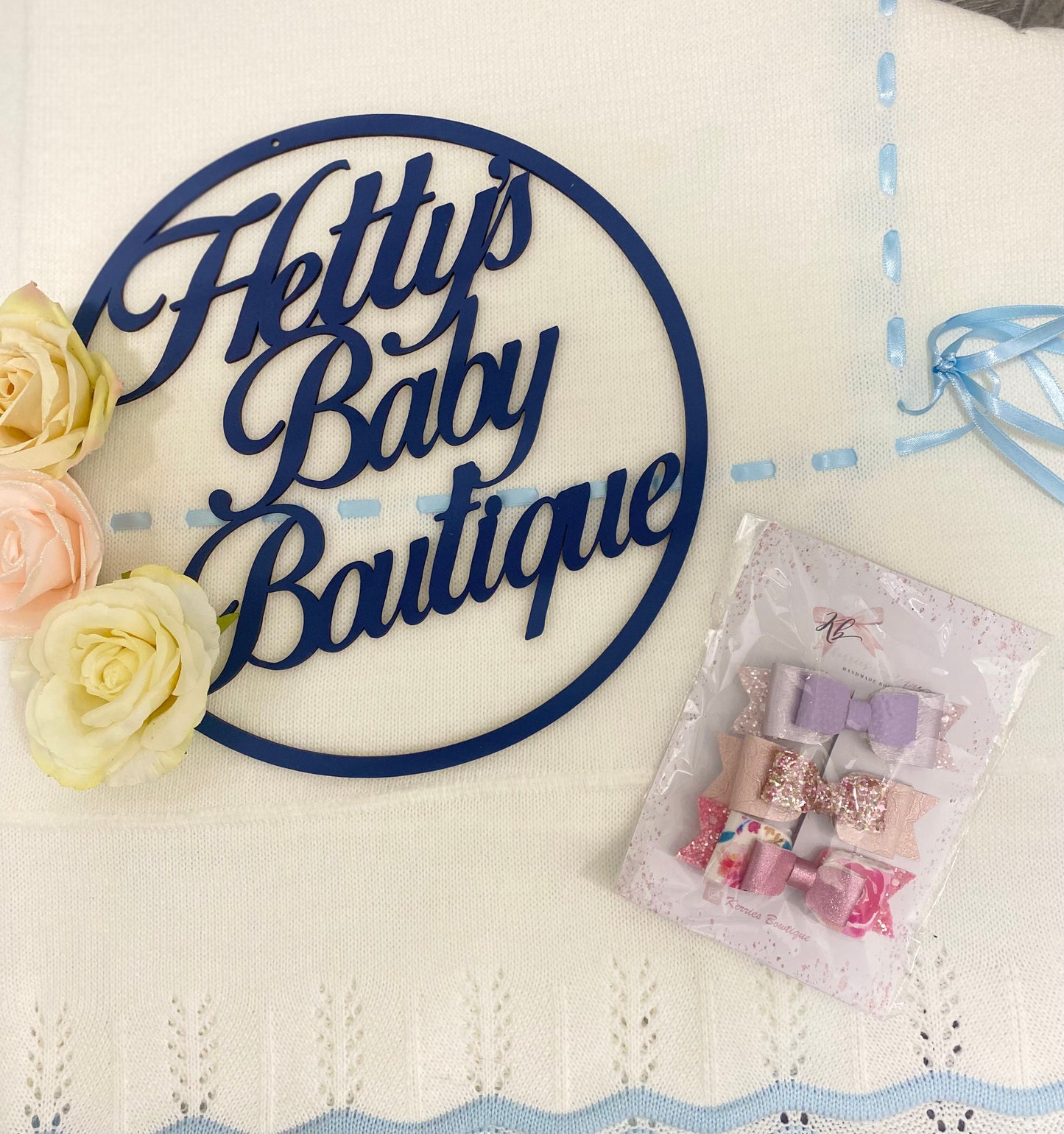 Handmade Hairbow Clips