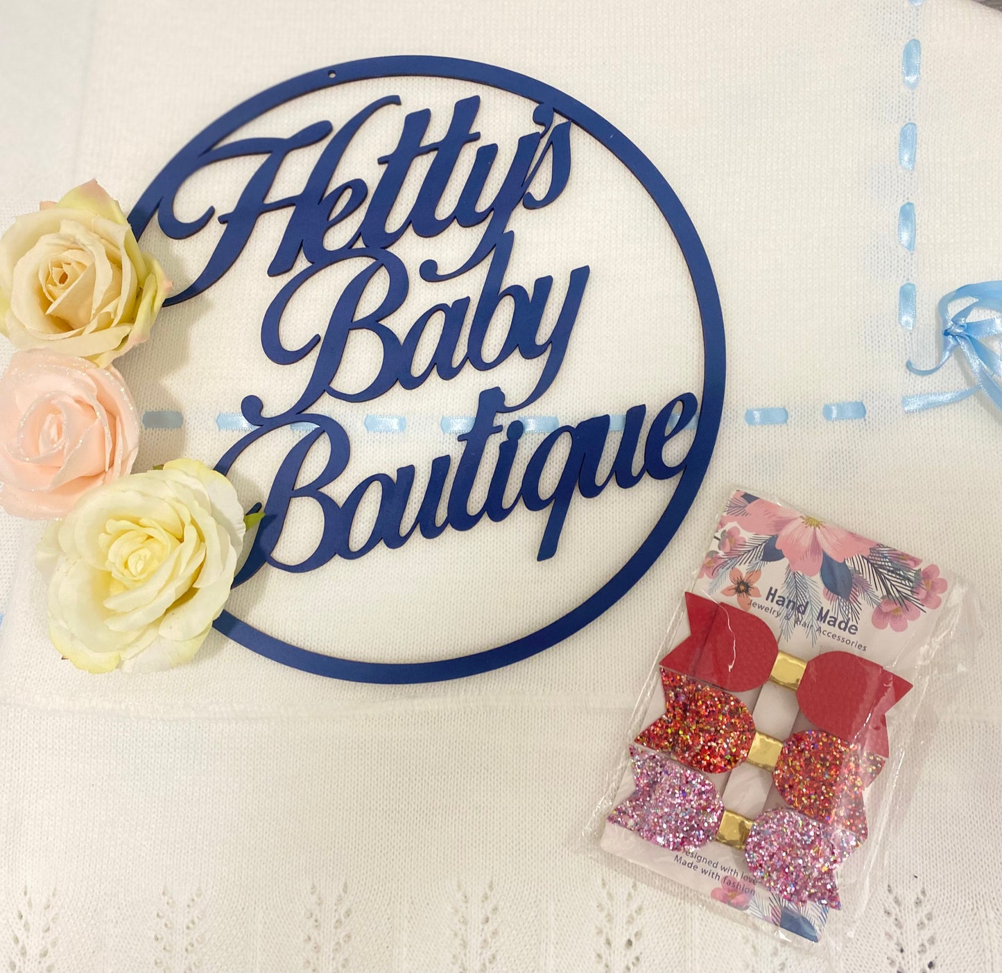 Handmade Hairbow Clips