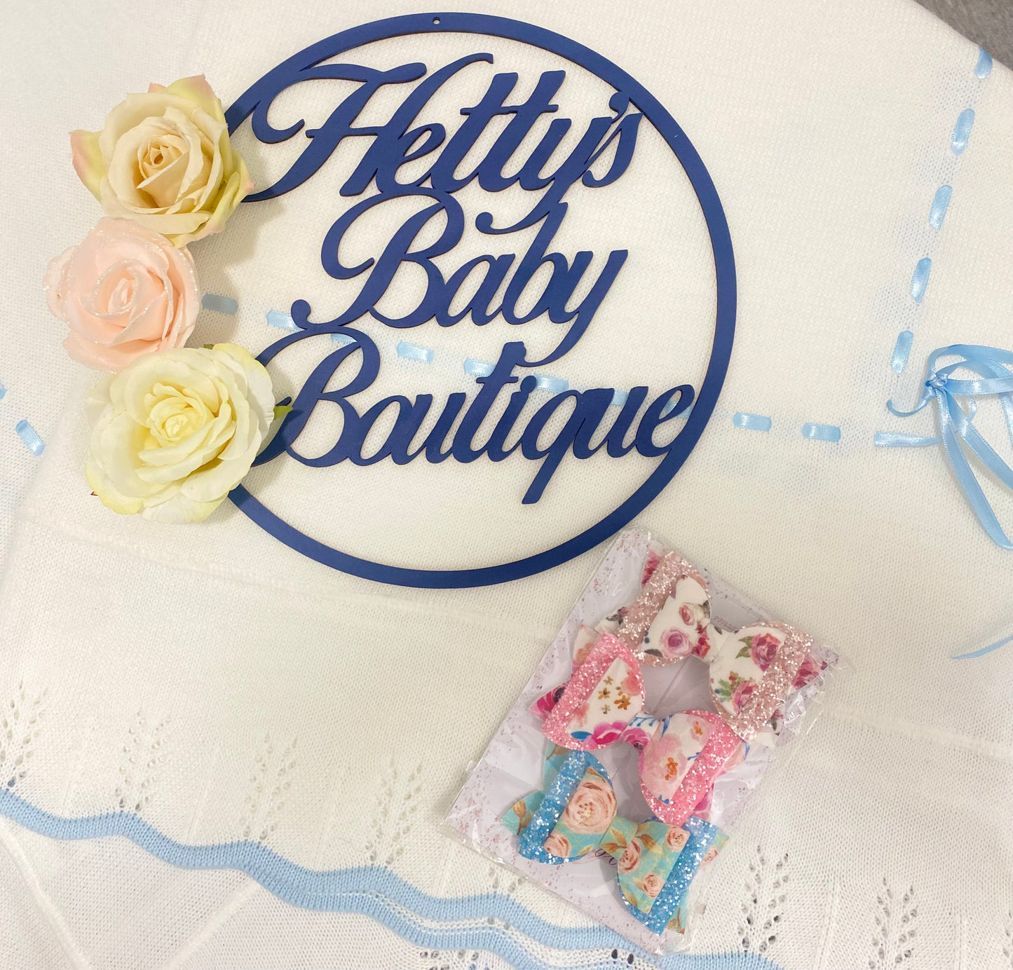 Handmade Hairbow Clips