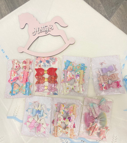 Handmade Hairbow Clips