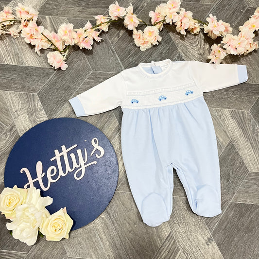 LN Cars Blue & White Outfit