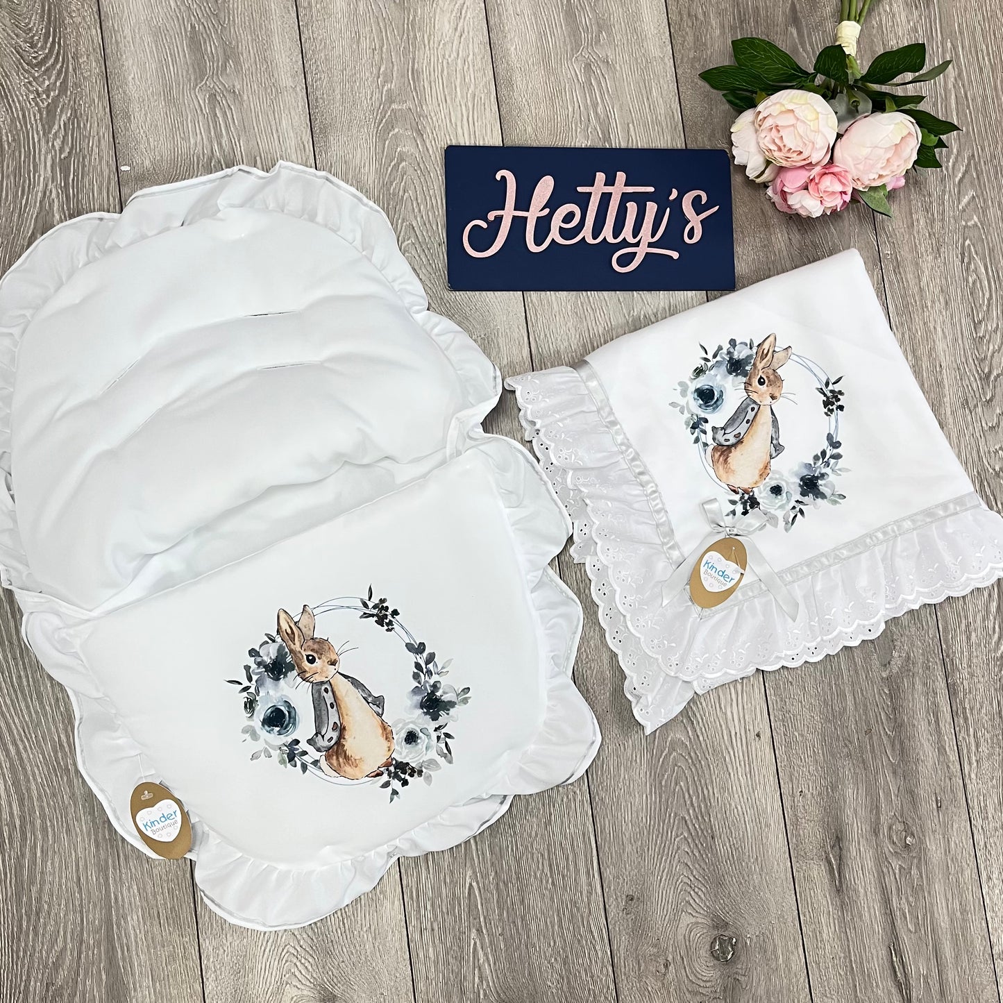 Rabbit Print Car Seat Cosy