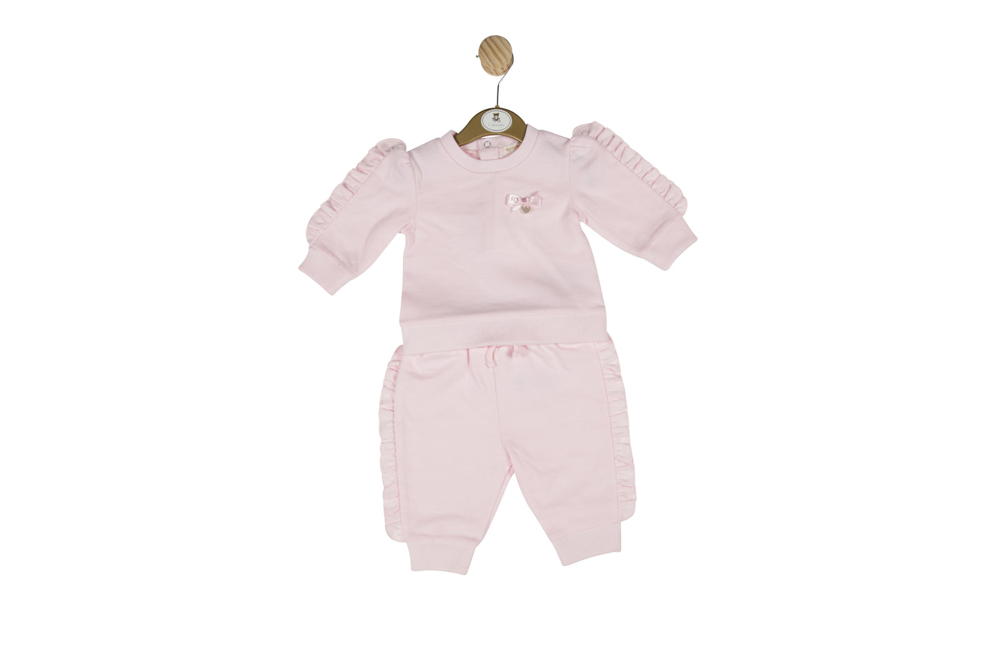 Mintini Rubie Pink Ruffle Edge Tracksuit