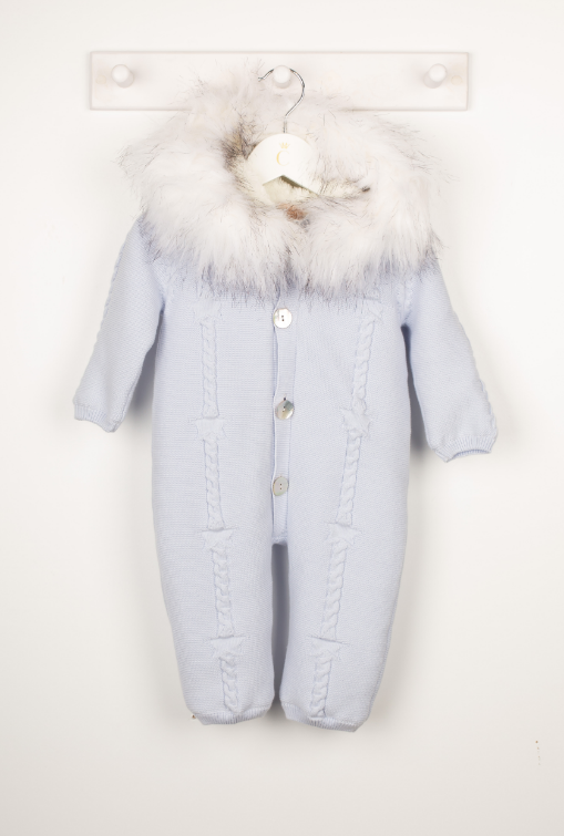 Caramelo Fleece Lined Star Snowsuit