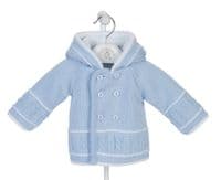 "Taylor" Thick Knitted Pram Coat - Hetty's Baby Boutique