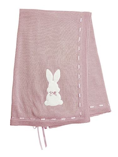 Dandelion Bunny Pink Shawl