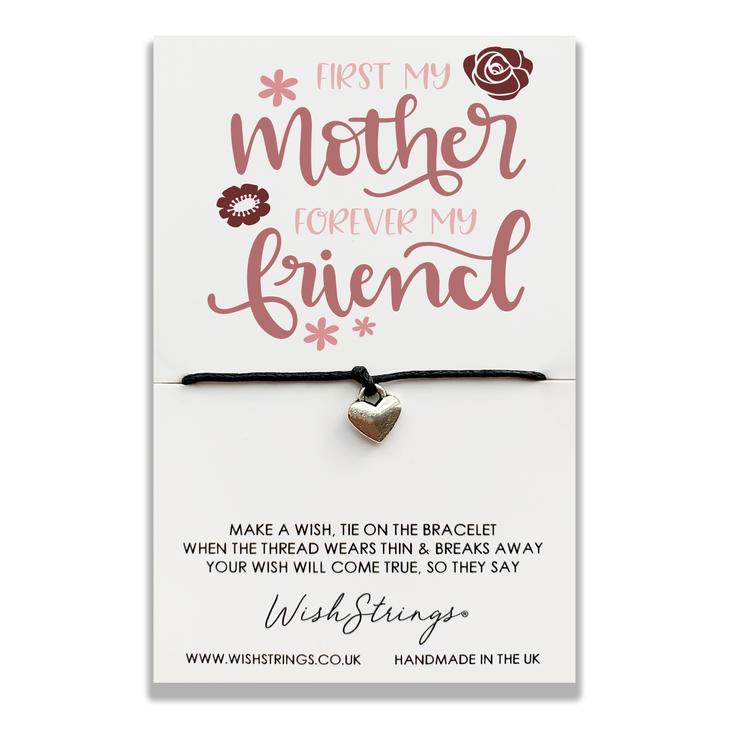 First My Mother Forever My Friend Wish String - Hetty's Baby Boutique
