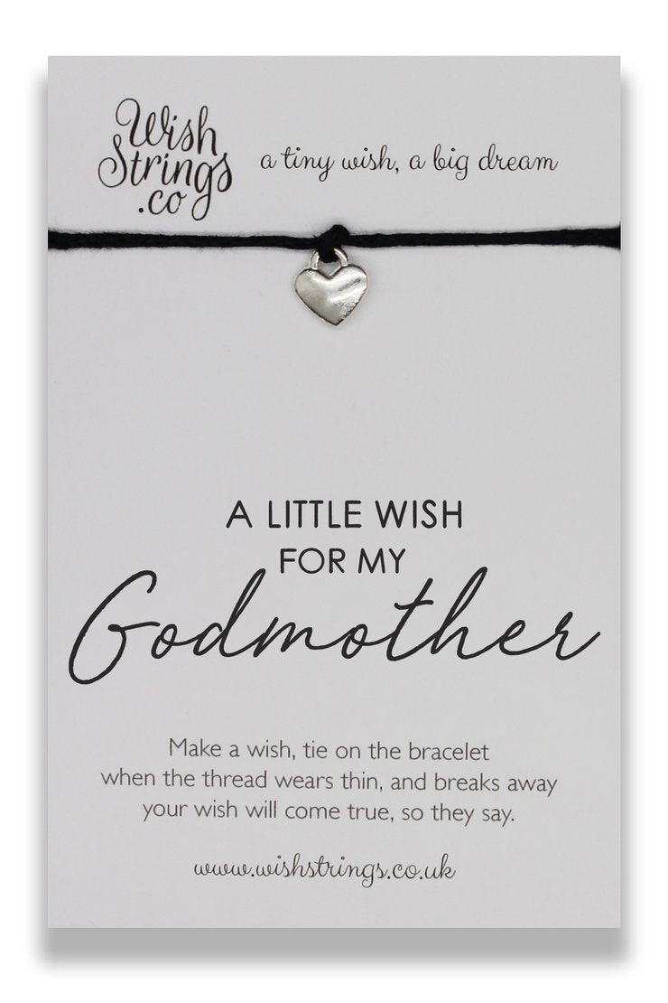 Godmother Wish String Bracelet - Hetty's Baby Boutique