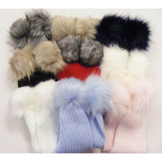 Kinder Pom Pom Scarfs - Hetty's Baby Boutique