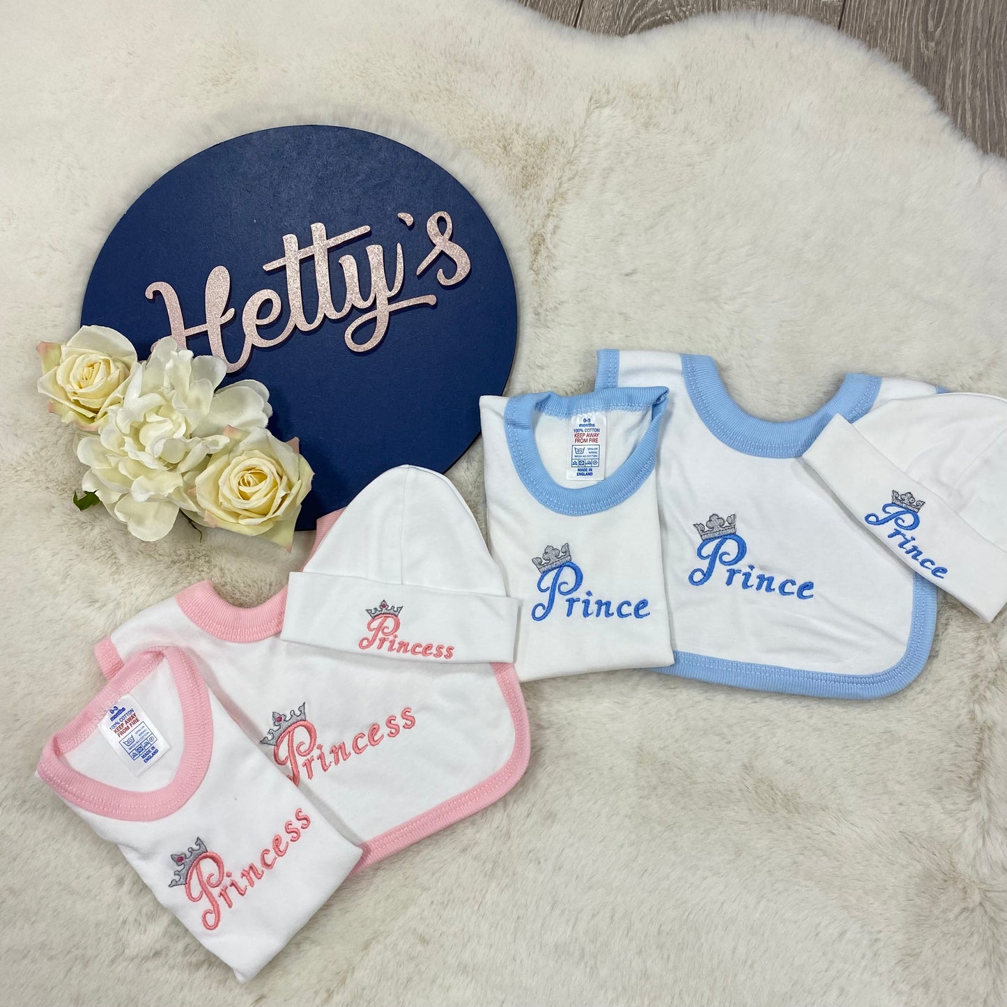 Princess/Prince Sets - Hetty's Baby Boutique
