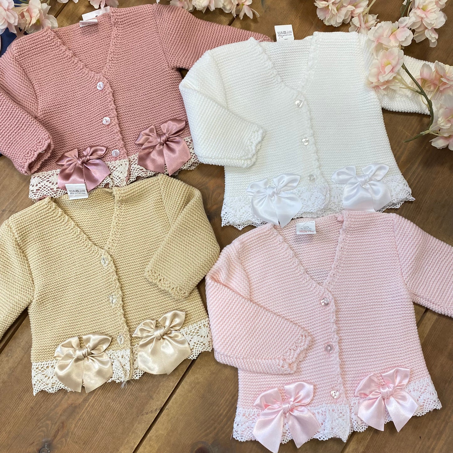 "Regan" Double Bow Cardigan