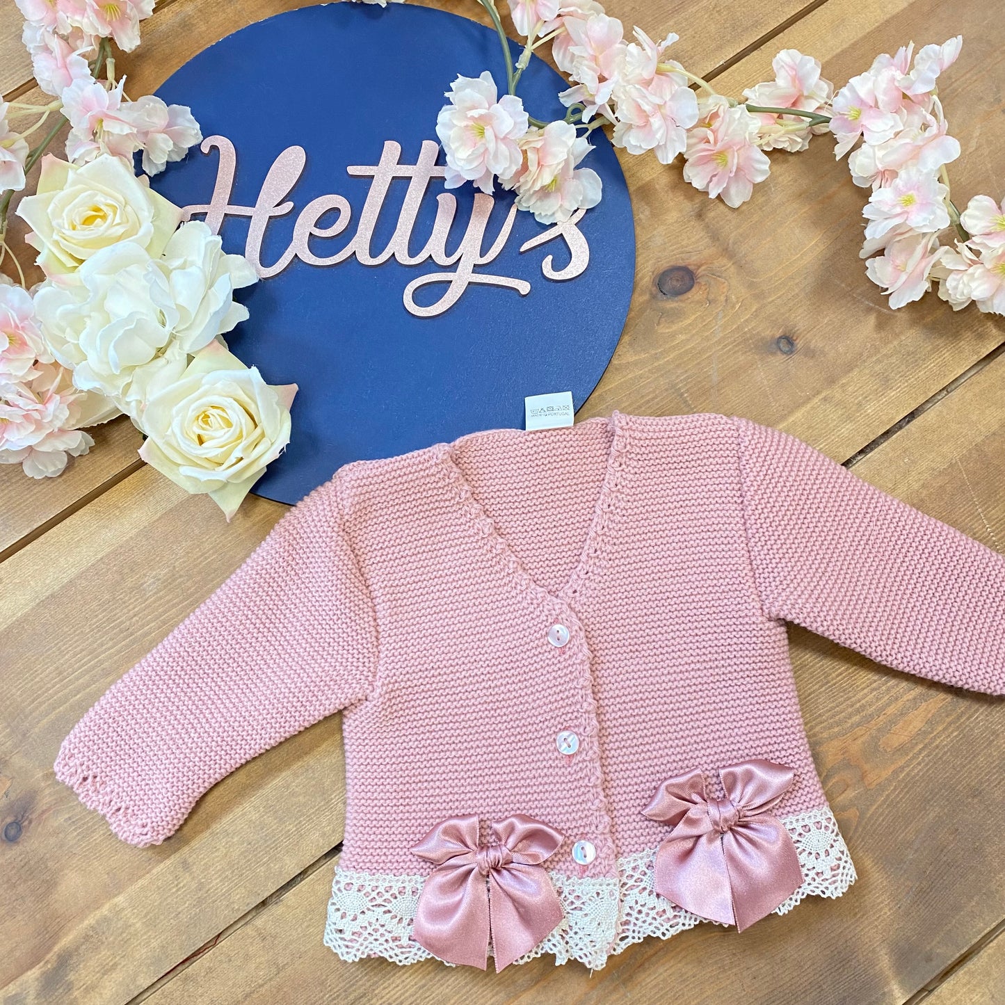 "Regan" Double Bow Cardigan