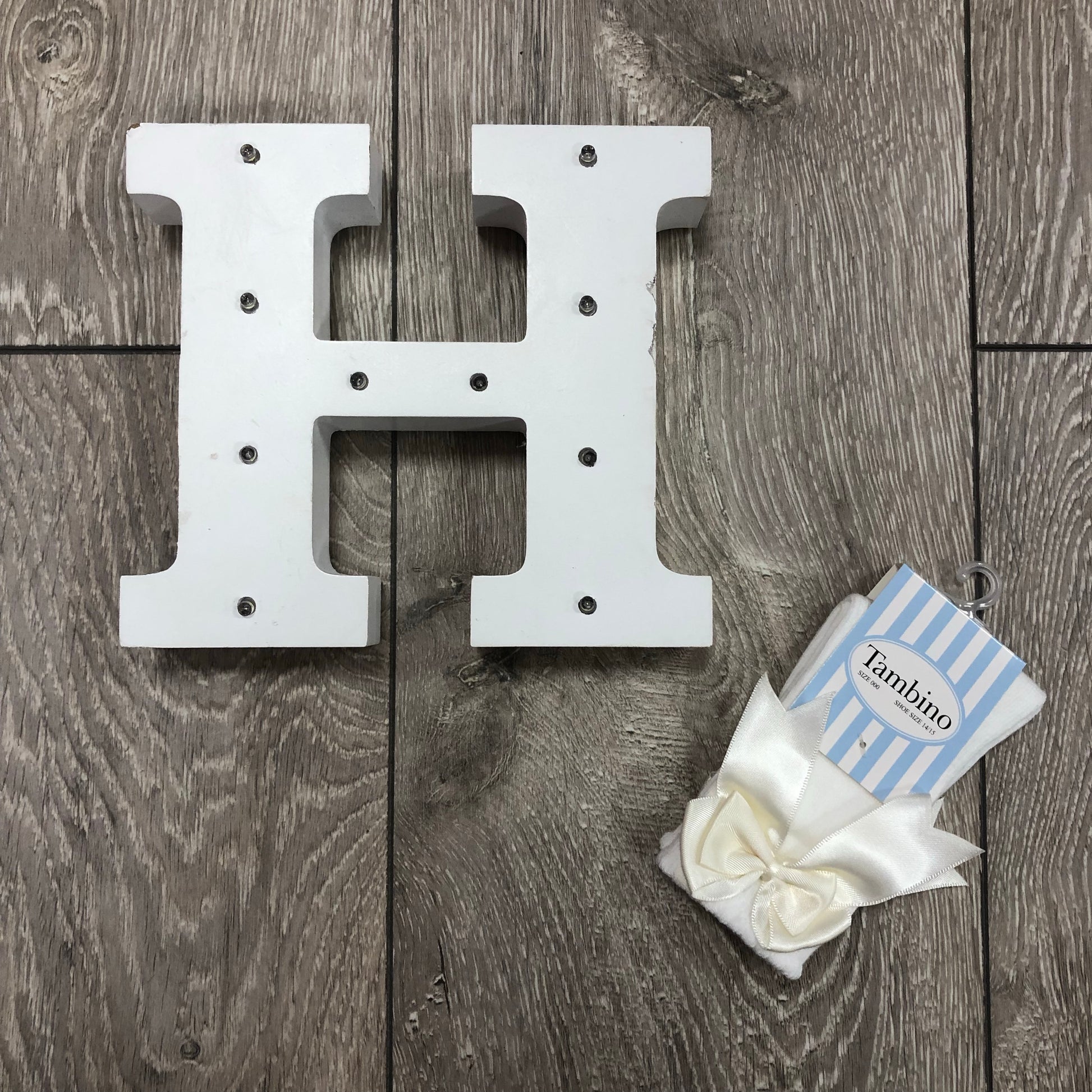 Tambino Knee High Bow Socks - Hetty's Baby Boutique