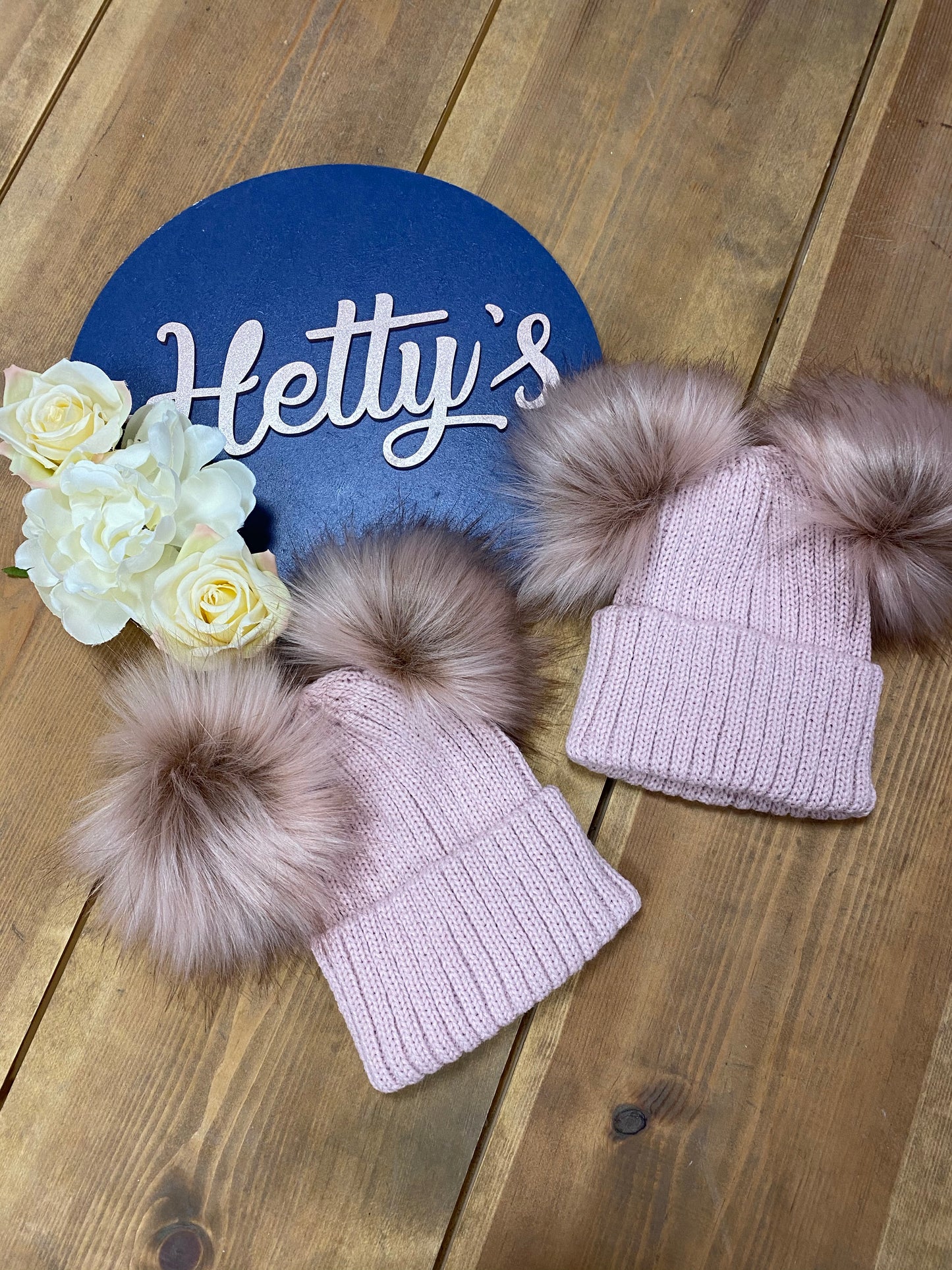 Charlie Double Pom Pom Hats