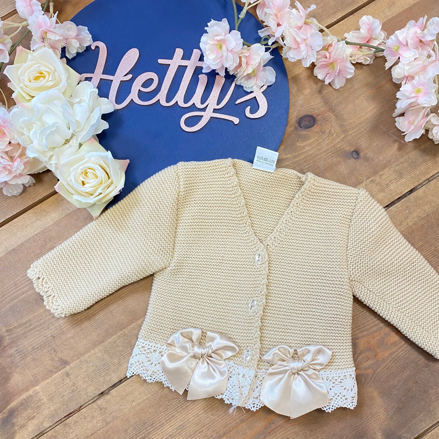 "Regan" Double Bow Cardigan