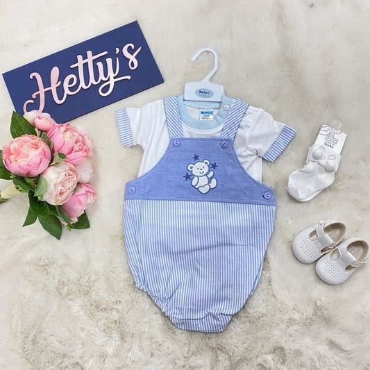 Teddy Stripe Two Piece Set