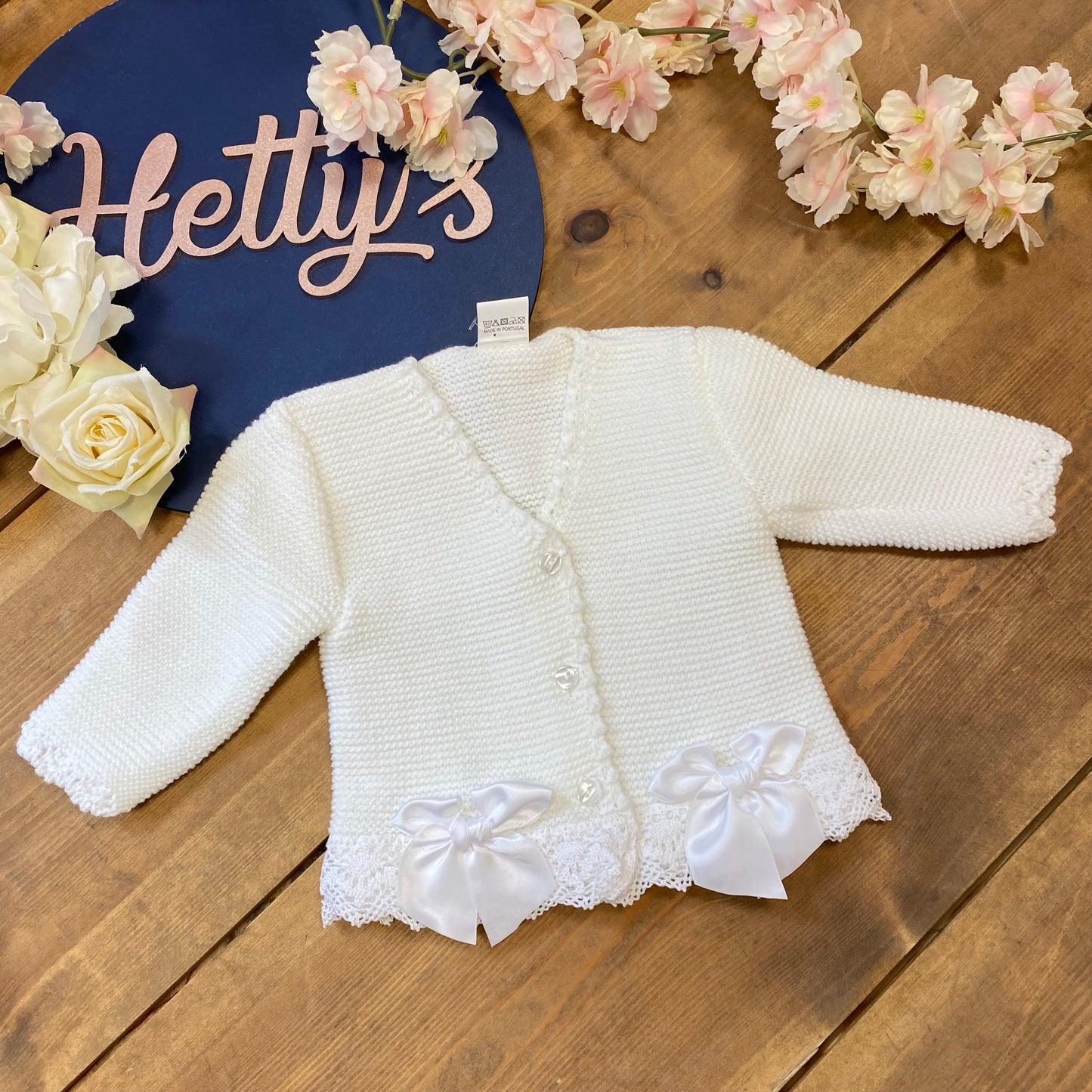 "Regan" Double Bow Cardigan