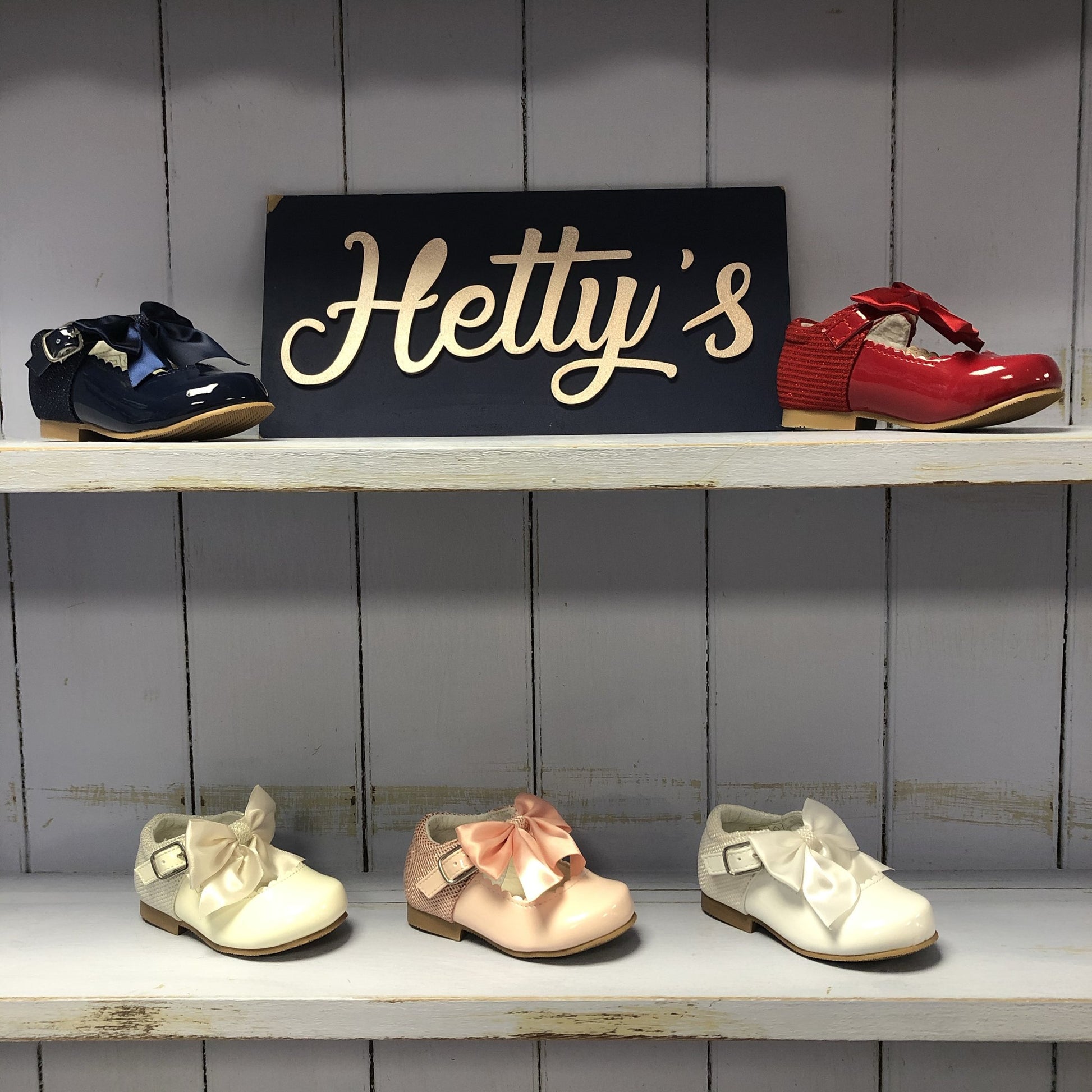 Mary Jane Bow Shoes - Kristy - Hetty's Baby Boutique